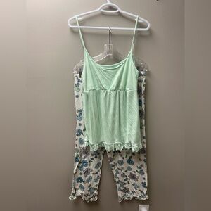 Breakfastin Bed Women’s Pj Pants & Tank Top Set